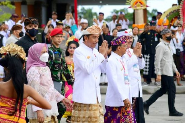 Presiden Jokowi Resmikan Penataan Fasilitas Kawasan Suci Pura Agung Besakih