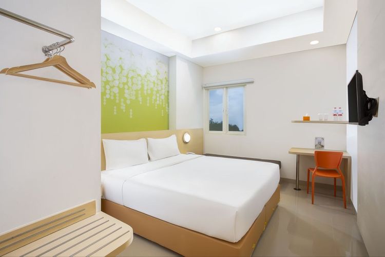 Kamar di Hotel Zest Parang Raja Solo, harga sewa mulai dari Rp 290.000 per malam.(Dok. Zest Parang Raja Solo)