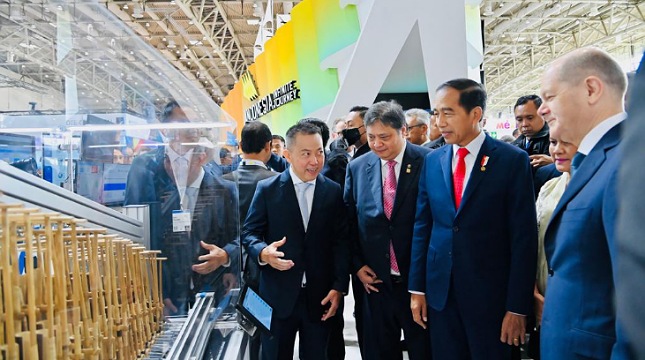 Angklung Berteknologi Pneumatic Curi Perhatian di Hannover Messe 2023