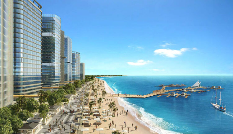 Ginza Beach Walk di PIK 2 Foto: pik2byagungsedayu.com/