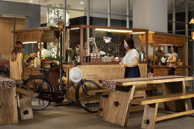 Stan angkringan di Atria Magelang. Foto: Atria Magelang