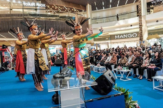 Suasana launching pameran #DiIndonesiaAja Travel Fair pada Jumat, (19/5/2023). Foto: Dok. Kemenparekraf