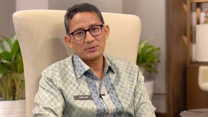 Menparekraf Sandiaga Uno - Buntut banyak Bule berulah di Bali, pemerintah akan tetapkan biaya VoA lebih tinggi dari sebelumnya. Foto: Ist
