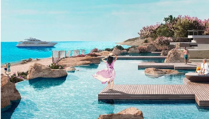 Arab Saudi dikabarkan siap membangun Pulau Surga Sindalah dengan nilai proyek mencapai 500 miliar dolar AS atau setara Rp7.500 triliun (kurs Rp15 ribu per dolar AS). (Foto: IG @neomsindalah)