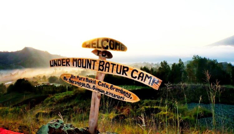 Ilustrasi lokasi pendakian Gunung Batur Doc: mountbaturguide.com