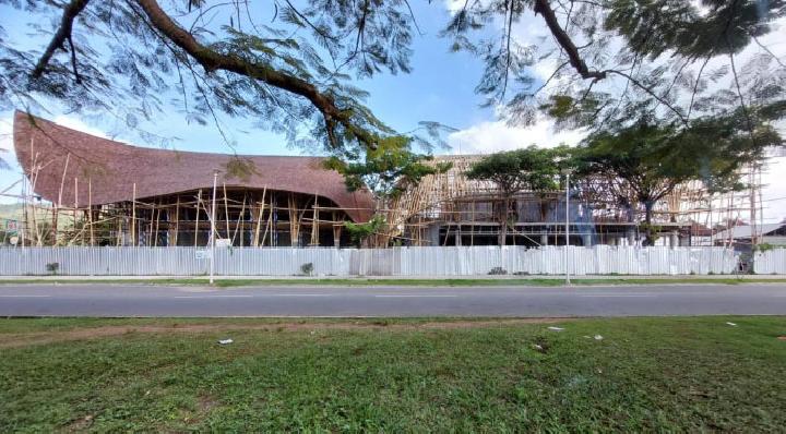 Pembangunan Alangen Beachfront Resto & Club di Mandalika (Dok. ITDC)