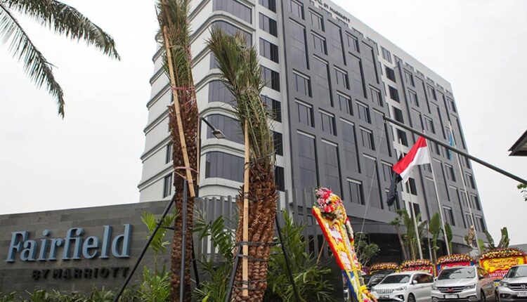 Fairfield by Marriott Jakarta Soekarno-Hatta Airport. (Bloomberg Technoz/ Andrean Kristianto)