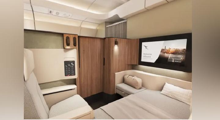 Desain First Class Qantas (Qantas)