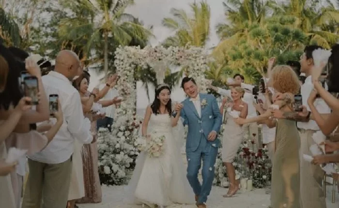 Pesta pernikahan Sunny Dahye dan Chris Okano di Bali /tangkapan layar/Instagram @sunnydahye