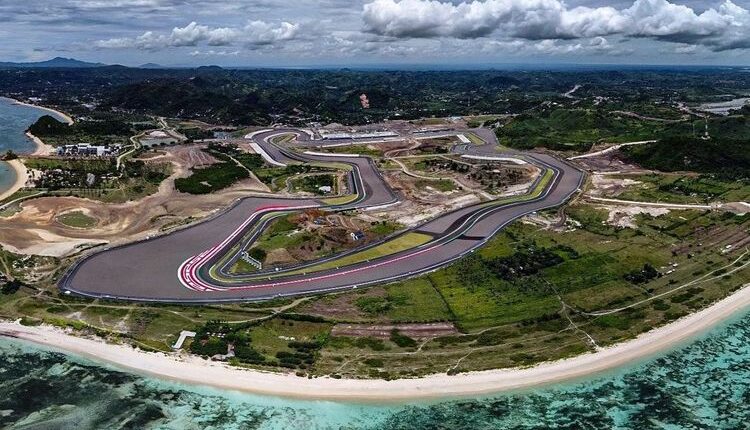Foto udara Sirkuit Mandalika di Lombok Tengah, Nusa Tenggara Barat (NTB).(DOK INJOURNEY)
