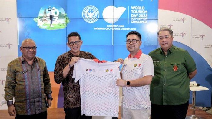 World Tourism Day Golf Challenge 2023 Bali Usung Promosi Wisata Alam dan Geopark Foto: Ist
