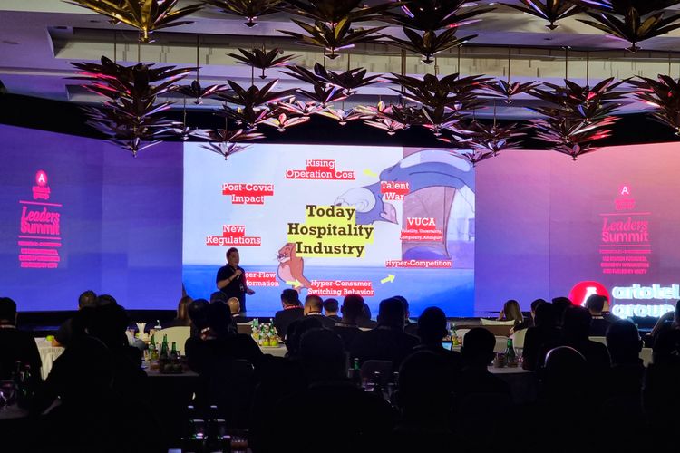 Jalannya Artotel Group Leader Summit 2023, Rabu (22/11/2023).(KOMPAS.com/ANGGARA WIKAN PRASETYA)