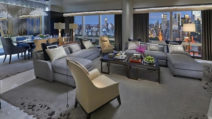 Foto: Suite 5000 at the Mandarin Oriental, New York City (dok. mandarinoriental.com)