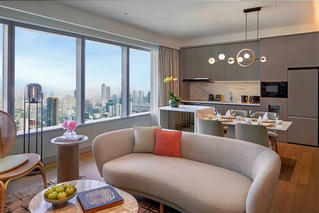 PARKROYAL Serviced Suites Jakarta, sebuah tempat tinggal di tengah Kota Jakarta yang dijadwalkan dibuka pada awal Januari 2024. Foto: Dok. Istimewa