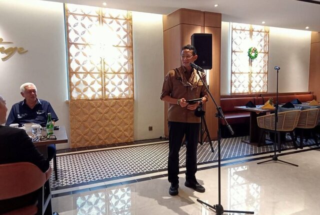 Menparekraf Sandiaga Salahuddin Uno. Foto: Masruroh/Basra