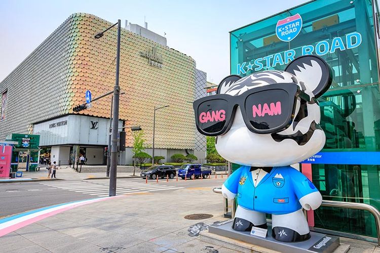K-Star Road di Distrik Gangnam.(Dok. Shutterstock/ Artyooran)