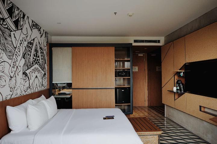 Salah satu kamar di Artotel Sanur Bali