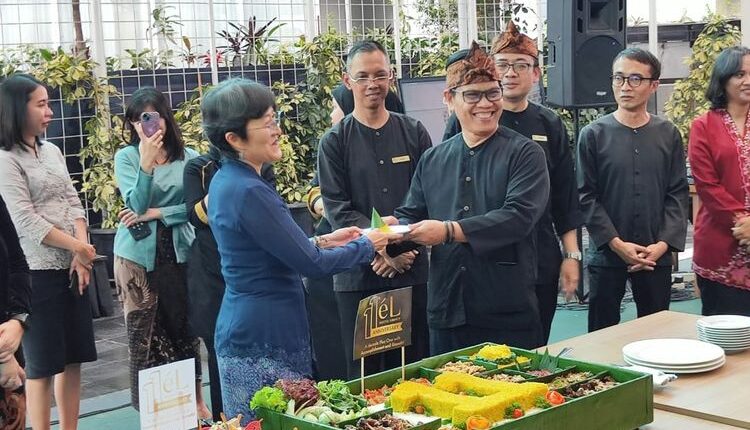 Perayaan ulang tahun ke-11 eL Hotel Group di eL Hotel Group Bamdung, Selasa (9/1/2024).(KOMPAS.com/NABILLA TASHANDRA)