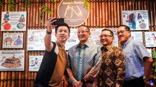 Menparekraf Sandiaga Uno saat kunjungan kerja ke Sydney, Australia