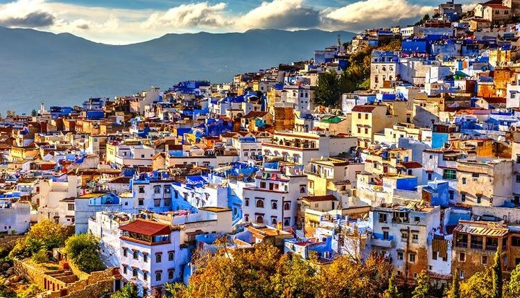 Ilustrasi Maroko - Pemandangan Kota Chefchaouen.(SHUTTERSTOCK / Ana Flasker)