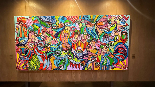 Karya seni 'Mata Mata' karya Mario Andi Supria. Foto: Adhie Ichsan/kumparan