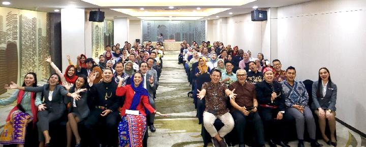 Acara perayaan ulang tahun ke-8 Grand Whiz Poins Simatupang Jakarta.