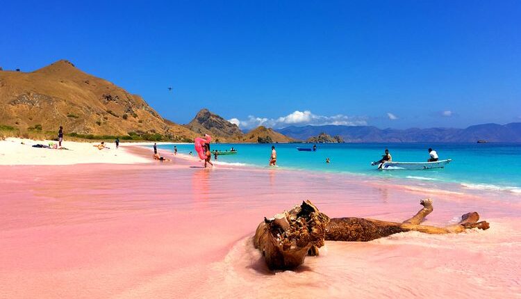 Pink Beach di Komodo National Park. (SHUTTERSTOCK/PRAWAT THANANITHAPORN)