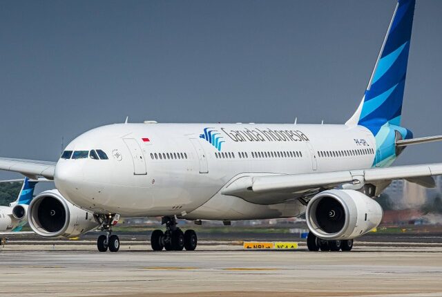 Pesawat Garuda Indonesia. Foto: KeleX Pictures/Shutterstock