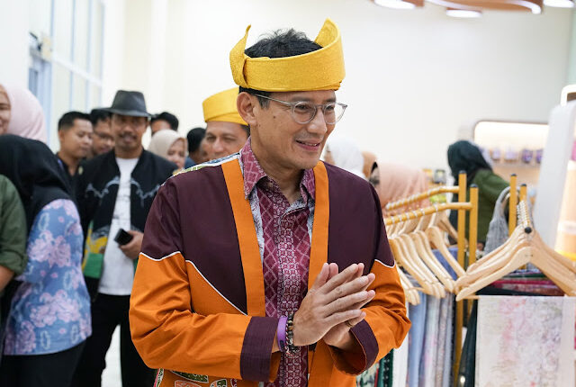 Menteri Sandiaga saat menghadiri acara Tanjungpinang Fest 2024, Minggu (4/8) malam (dok Diskominfo Tanjungpinang)