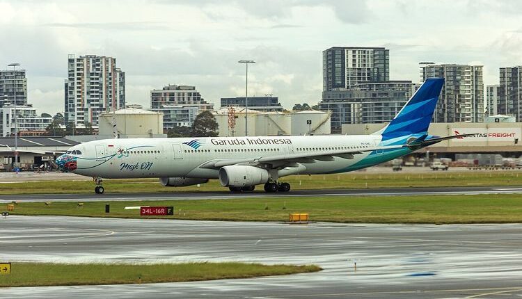 Ilustrasi pesawat Airbus A330 Garuda Indonesia.(WIKIMEDIA COMMONS/BIDGEE)