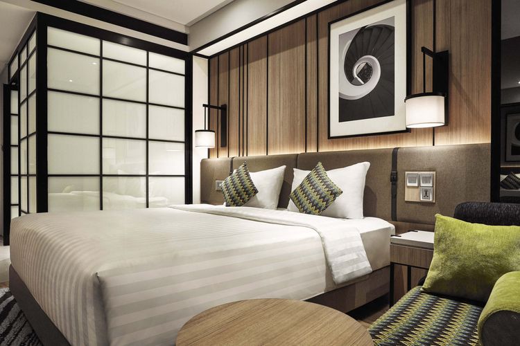 Total 172 kamar dengan empat tipe tersedia di Novotel Karawang, yakni Superior, Deluxe, Apartment, dan Executive Suite dengan tarif mulai Rp 550.000.(DOK. All Accor/Novotel Karawang)