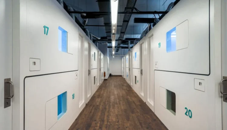 Pod atau ruang kapsul Bobobox. (ANTARA/HO Bobobox)