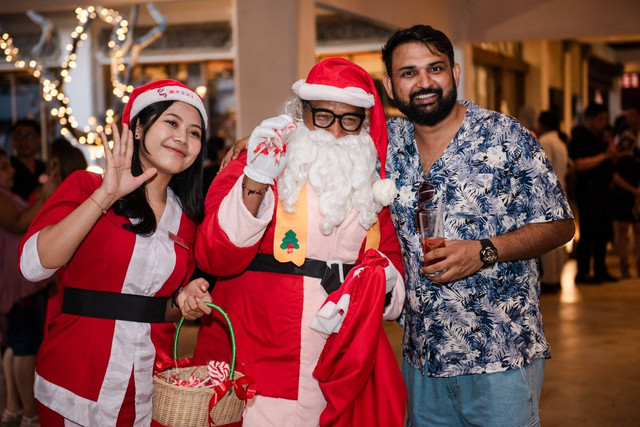 Kemeriahan Natal di Hilton Bali Resort. Foto: dok. Hilton