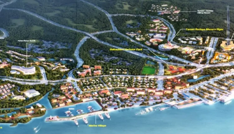 Gambar ilustrasi Vision Masterplan Kawasan Bakauheni Harbour City. ANTARA/HO-PT ASDP.