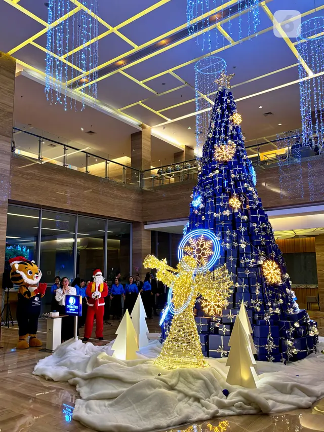 DoubleTree by Hilton Jakarta Kemayoran mempersembahkan pengalaman "Magical Christmas" untuk Natal 2024. (Liputan6.com/Asnida Riani)