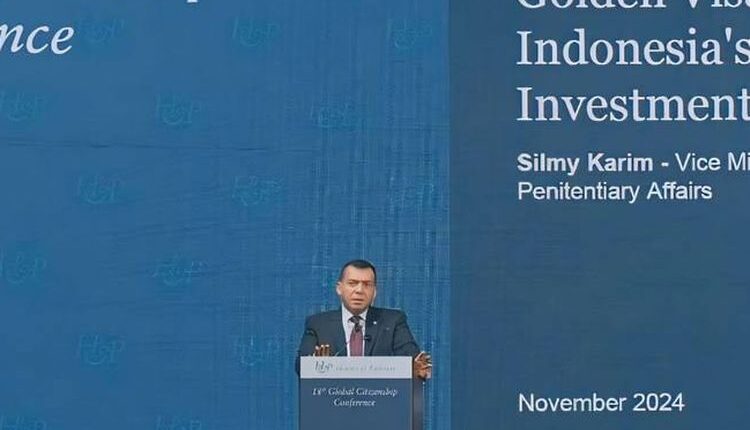 Silmy Karim, Wakil Menteri Imigrasi dan Pemasyarakatan (Wamen Imipas), membahas peran Golden Visa Indonesia dalam menarik investasi asing untuk mendukung pertumbuhan ekonomi yang berkelanjutan di Indonesia.(DOK. Direktorat Jenderal Imigrasi)