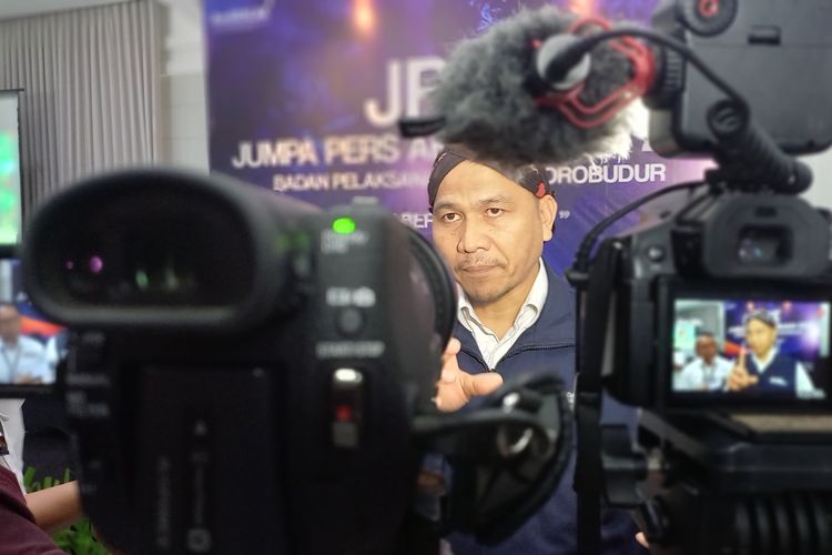 Dirut BOB Agustin Peranginangin saat ditemui di Yogyakarta, Senin (23/12/2024)(KOMPAS.COM/WISANG SETO PANGARIBOWO)