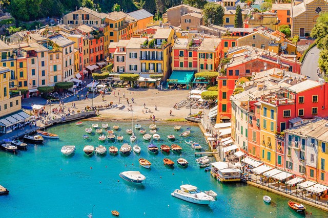 Ilustrasi Kota Portofino, Italia. Foto: Shutterstock