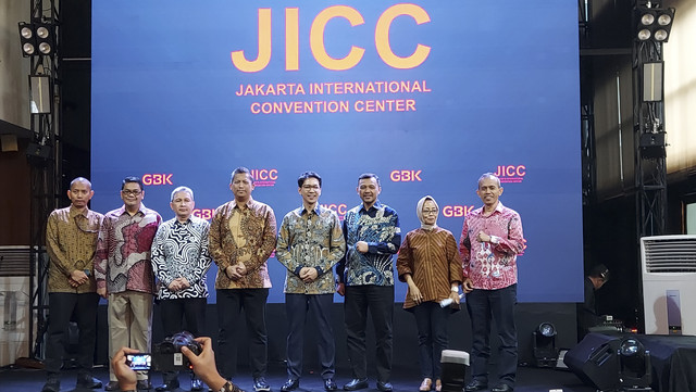 Jajaran Pusat Pengelolaan Komplek Gelora Bung Karno (PPKGBK) di Jakarta pada Kamis (23/1/2025). Foto: Gitario Vista Inasis/kumparan