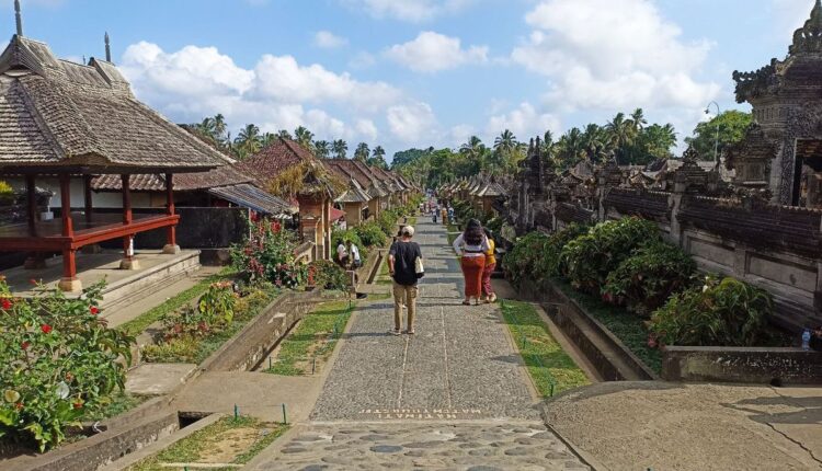 Suasana Desa Penglipuran di Kabupaten Bangli, Bali, pada Jumat (6/9/2024).(KOMPAS.com/Ni Nyoman Wira)