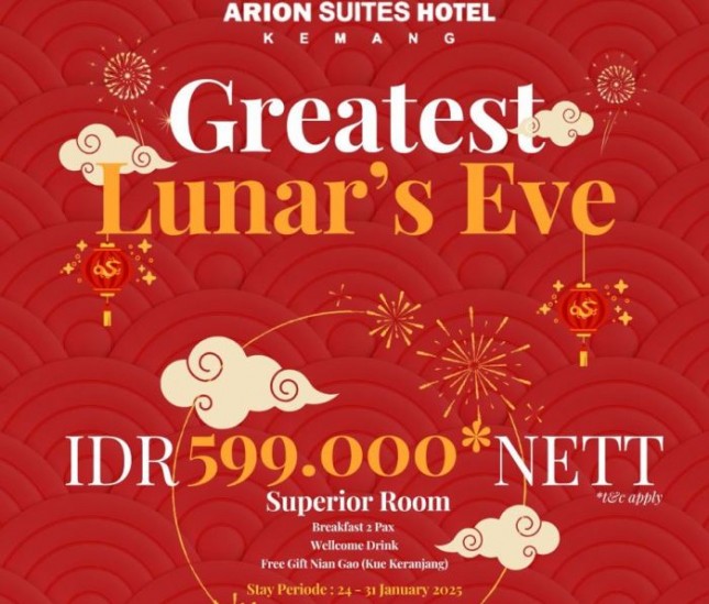 Arion Suites Hotel Jakarta sambut Imlek 2025 dengan promo istimewa