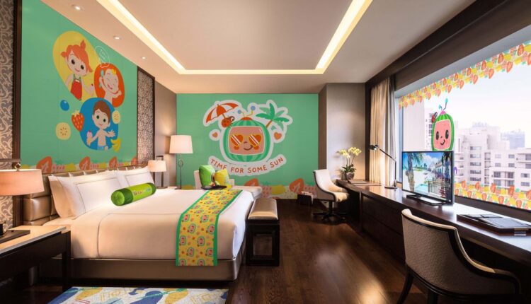 Kamar bertema Cocomelon di Fairmont Jakarta.(DOK FAIRMONT JAKARTA)