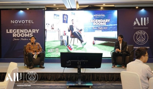 Novotel, bekerja sama dengan Paris Saint-Germain (PSG), resmi menghadirkan Legendary Room pertama di Indonesia yang didedikasikan untuk legenda sepak bola Javier Pastore.