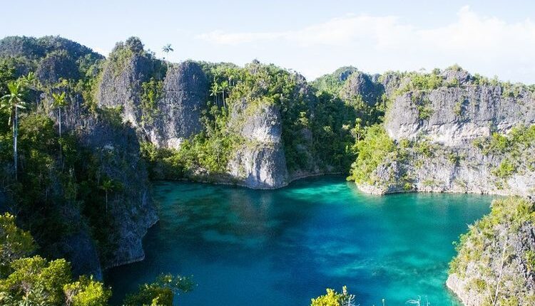 Telaga Bintang, Kabupaten Raja Ampat, Provinsi Papua Barat. (Dok. kompas.com/Nabilla Ramadhian)