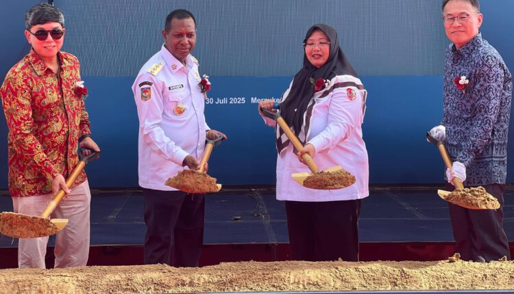 Ground Breaking Pembangunan Fairfield By Marriott di Merauke (Foto: Dok. Humas PPS)