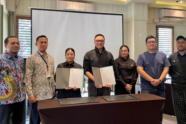 Penandatanganan Nota Kesepahaman Dewan Kuliner Indonesia dan PHM Hotels di Jakarta Selatan (5/8/2025). Foto: Salsha Okta Fairuz/kumparan