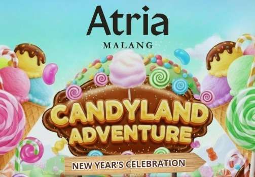 Atria Hotel Malang menghadirkan pengalaman malam tahun baru yang penuh fantasi dan keceriaan dengan tema “Candyland Adventure” (Foto: Atria Hotel Malang)