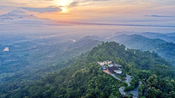 Foto Udara Pelataran Sailendra Borobudur. Dok. Plataran Borobudur